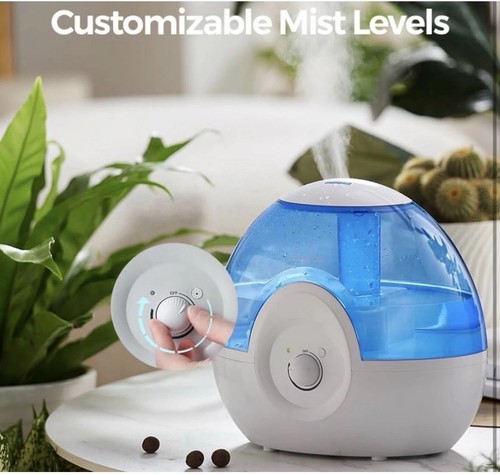Silent cool mist - silent, ultrasonic