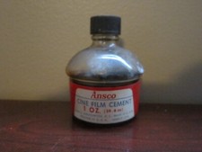 VINTAGE BOTTLE OF ANSCO CINE