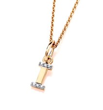 9ct Yellow Gold I Initial Real