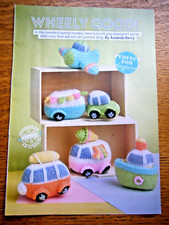 CAMPER VAN, ICE CREAM VAN, PLANE + BOAT TOYS KNITTING PATTERN by AMANDA BERRY