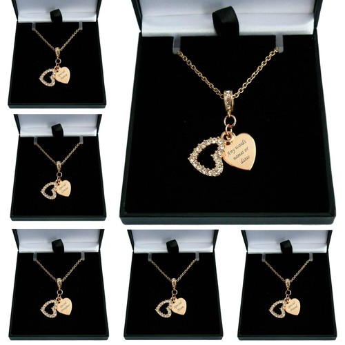 Rose gold necklace with - rose,