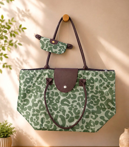 Green grey animal print large - animal,