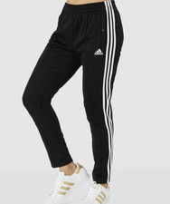 ADIDAS Womens Black & White Must Haves Snap Tracksuit Pants Ladies Medium NEW