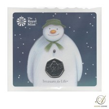 2019 The Snowman BU 50p - in