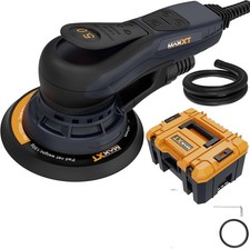 EU plug MAXXT Electric 5mm Orbital Sander Brushless 150mm Pads Central Vacuum