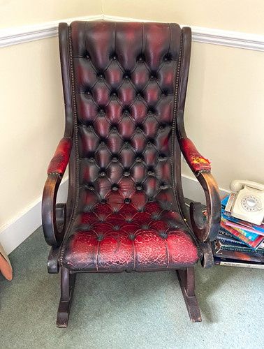 Chesterfield vintage leather - vintage,