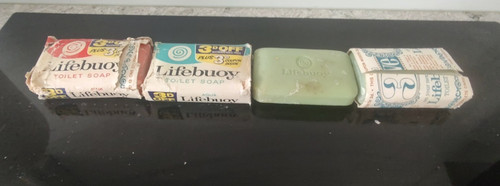 Four vintage 1960s lifebuoy - vintage,