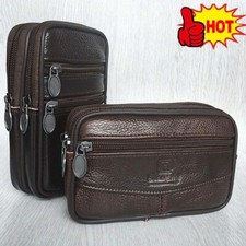 Men genuine leather mobile - leather,