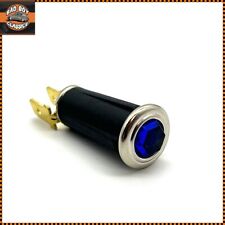 Lucas Type Classic Jewel Hexagonal Interior Dashboard Warning Light 38192 BLUE