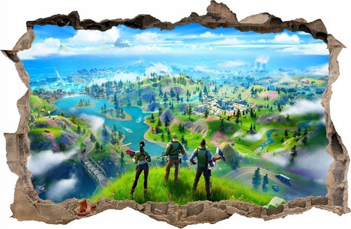 Fortnite smashed wall - 3d,