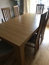 harveys dining table & chairs Beech