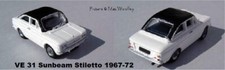 00/4mm  1:76  R PARKER MODELS VE 31 HILLMAN IMP, SUNBEAM STILETTO 1967 - 72