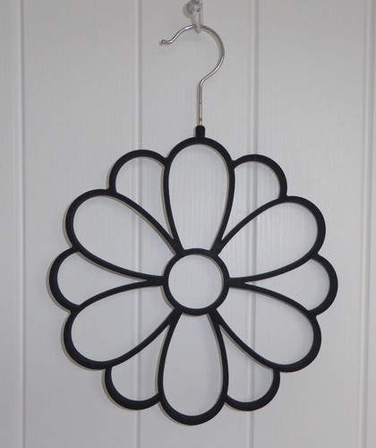 Black velvet flower - black,