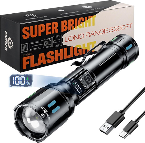 Esgofo rechargeable torch led - esgofo,
