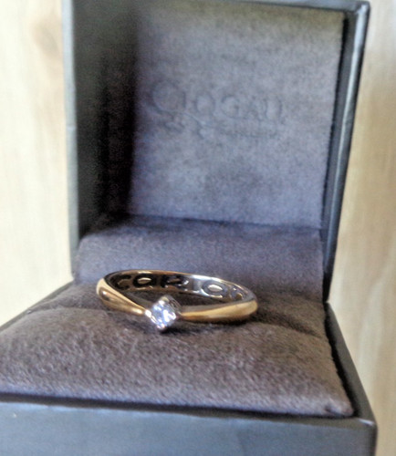 Clogau gold diamond - ring, welsh