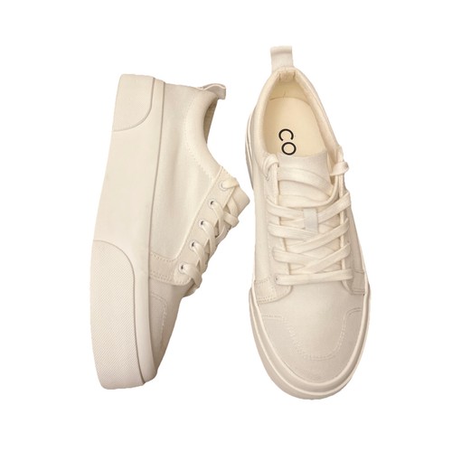 Cos white canvas chunky sole - cos,