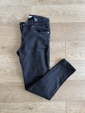 Men Zara black denim trousers
