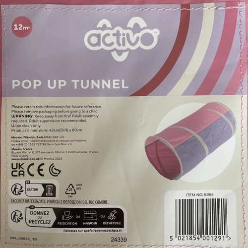Pop play tunnel - play,