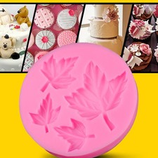 3D Leaf Shaped Silicone Mold Cake Decorating Tools Bakeware Cupcake Dessert