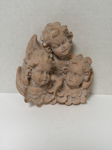 Terracotta cherub angel wall - cherub,