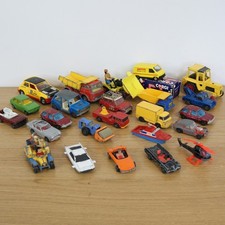Job Lot Vintage Corgi / Junior Diecast Cars Including Batman, James Bond, Popeye