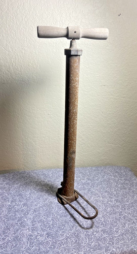 Vintage metal and - , wood