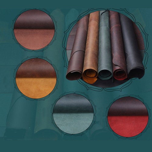 Cowhide oil tanned crazy - tanned,