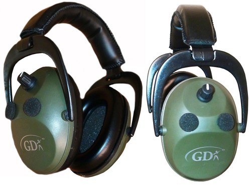 Gdk mic green ear defenders - gdk,