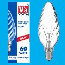 12x 60W Volta Clear Twisted