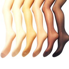 NEW WOMENS LADIES SILKY SHINE GLOSSY SHIMMER MATTE TIGHTS SHEER PLUS SIZE M / XL