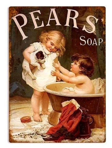Vintage retro pears soap - retro,