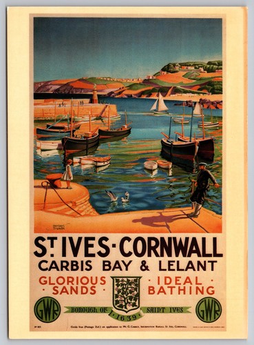 Vintage ives cornwall - st.,