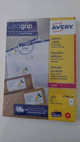 Avery ultragrip laser labels - avery,