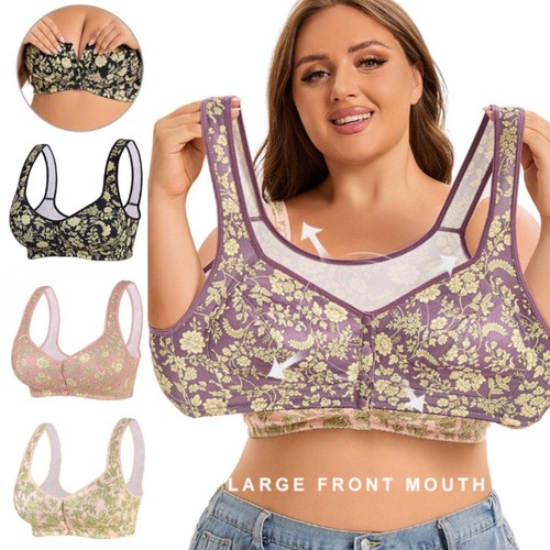 Front fastening push lace - front, up