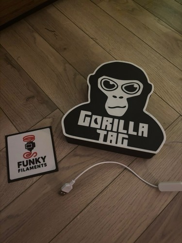 Printed gorilla tag light - tag,