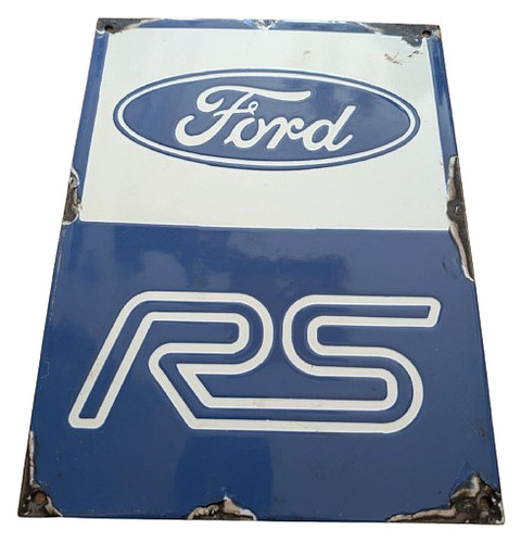 Ford enamel metal - sign,