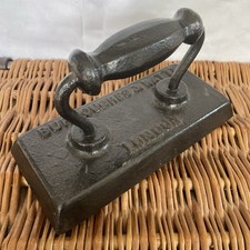 Burroughes and Watts Antique Victorian Cast Iron Snooker Table Iron 1800s