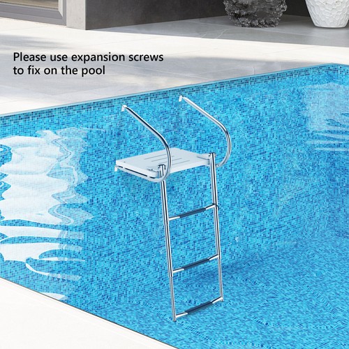 Step telescoping boat ladder - boat,