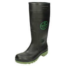Bata Steel Toe Cap Wellington Boots Safemaster Safety Wellies Black Women UK 6.5