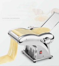 220V Electric Noodles Pasta Maker Spaghetti Machine Dumpling Dough Skin Roller