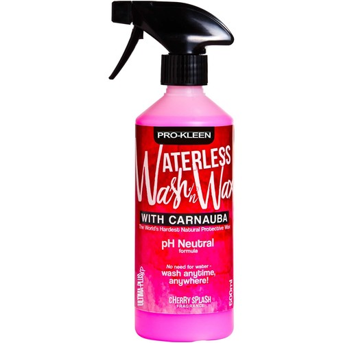 Prokleen waterless wash wax - wash,