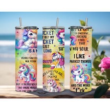 Unicorn Cartoon Design 20oz
