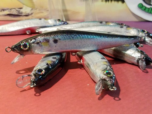 Custom wrapped 95mm jerkbaits - custom,