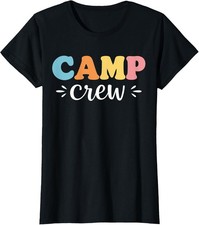 Camp Crew Retro First Day of School Groovy Style Ladies' Crewneck T-Shirt