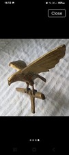 Vintage Large Brass Eagle Wing