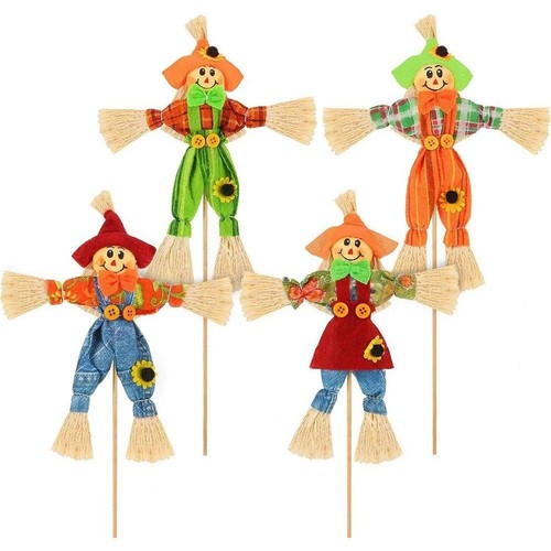 4pcs halloween mini scarecrow - 4pcs,