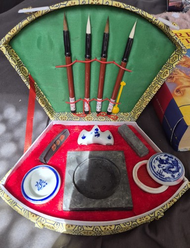 Chinese calligraphy set - calligraphy,