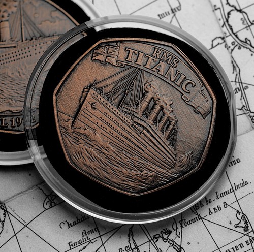 Rms titanic antique bronze - titanic,