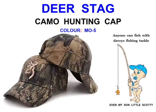 Deer stag camo cap with - deer,