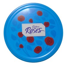 2013 Cadbury Roses Chocolates Round Tin 850g Storage Box Cake Biscuit Collectors